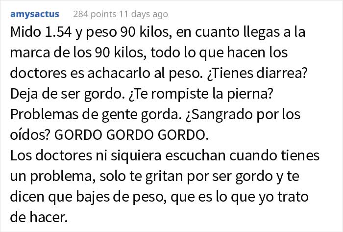 Esta mujer perdió 34 kilos para que los médicos dejaran de achacar sus síntomas al peso y le den por fin un diagnóstico