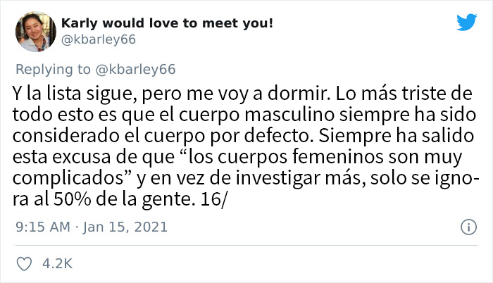 Esta persona cuenta 18 datos alarmantes que demuestran que "nuestro mundo no fue construido para las mujeres"