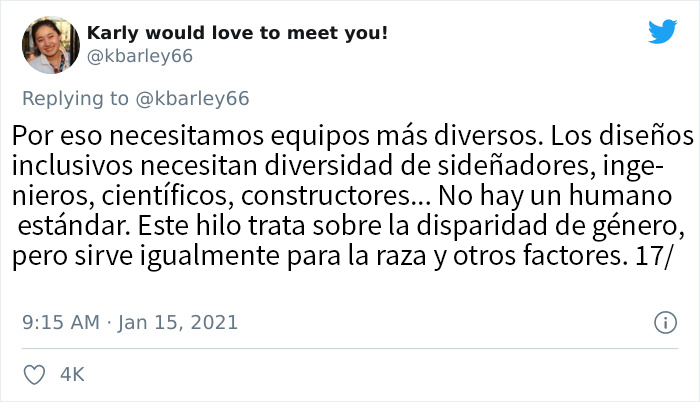 Esta persona cuenta 18 datos alarmantes que demuestran que "nuestro mundo no fue construido para las mujeres"
