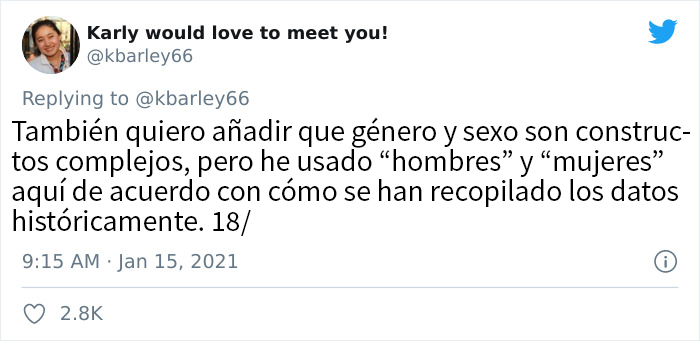 Esta persona cuenta 18 datos alarmantes que demuestran que "nuestro mundo no fue construido para las mujeres"