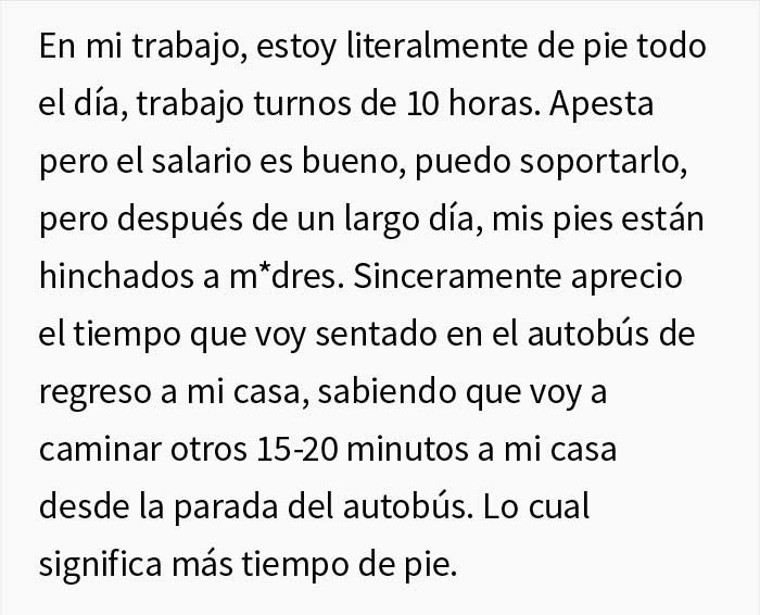 Este hombre comparte sus razones para negarse a ceder el asiento del autobús a una embarazada, pero la gente no está convencida