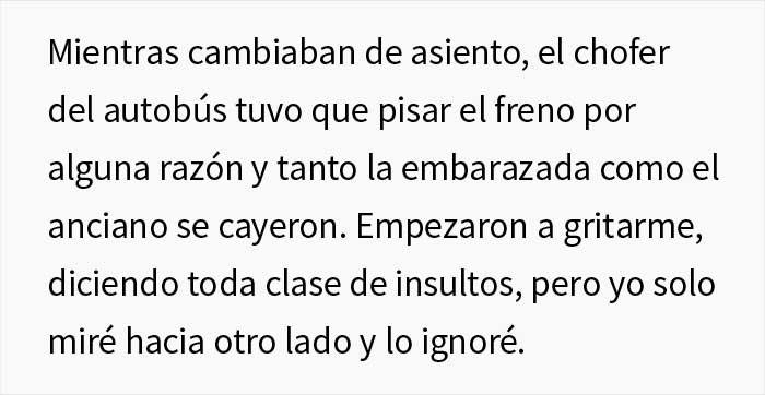 Este hombre comparte sus razones para negarse a ceder el asiento del autobús a una embarazada, pero la gente no está convencida