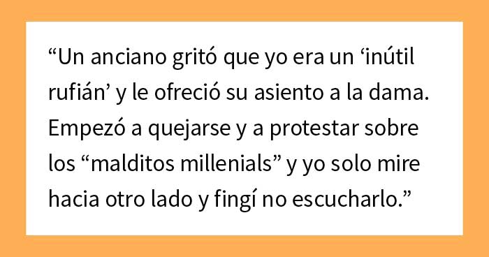 Este hombre comparte sus razones para negarse a ceder el asiento del autobús a una embarazada, pero la gente no está convencida