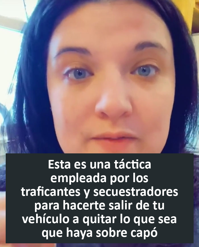 Esta mujer grabó a un desconocido dejando una botella de agua sobre su coche, y otra mujer le explica que es una táctica usada por los traficantes de personas