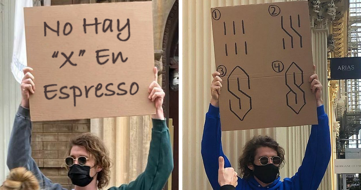 El hombre de los carteles tiene 7.4 millones de seguidores por protestar contra molestas cosas cotidianas con divertidos carteles (30 fotos nuevas)