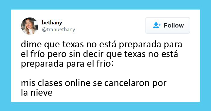 20 Memes y chistes sobre Texas haciendo frente a la nieve y las bajas temperaturas