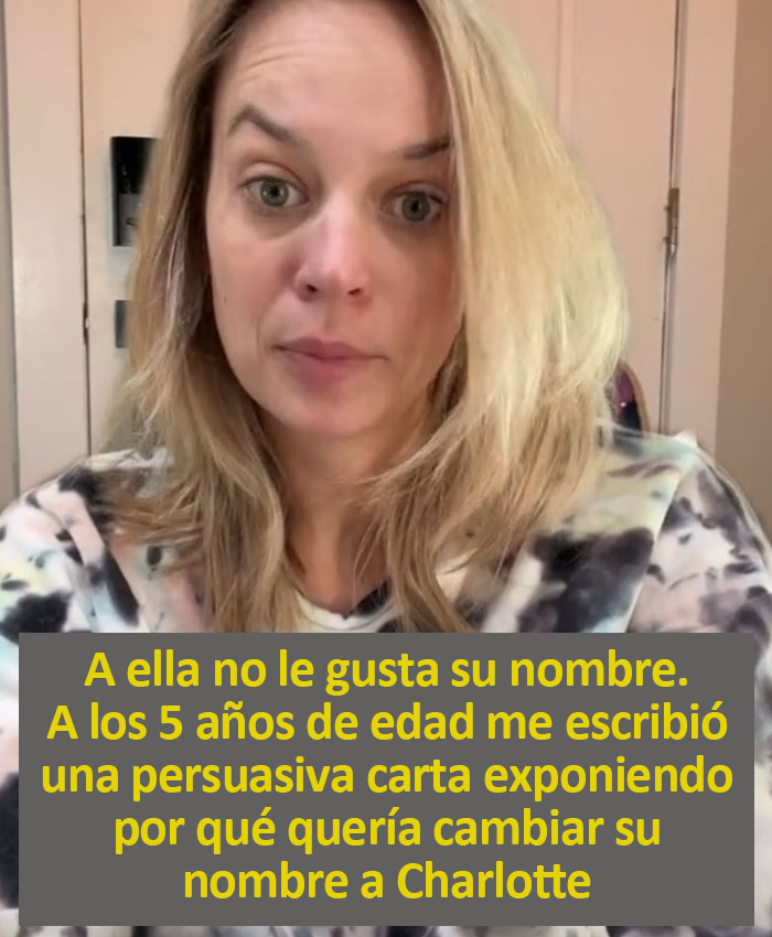 Esta niña de 5 años escribió a sus padres una persuasiva carta exigiendo que le cambiaran el nombre