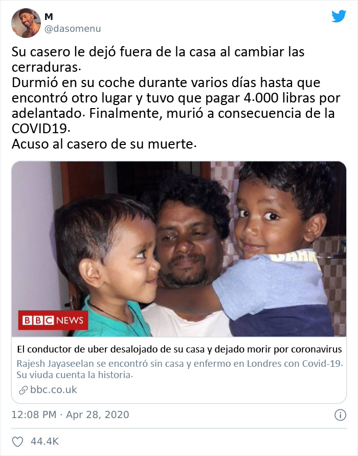 Los propietarios están entre las peores personas que han existido nunca