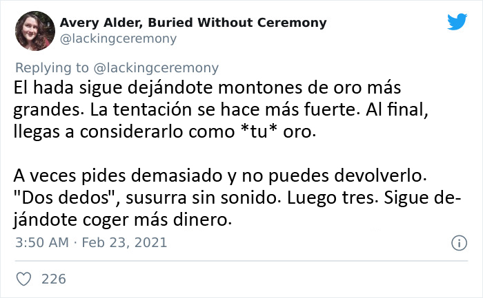 Esta persona explica 