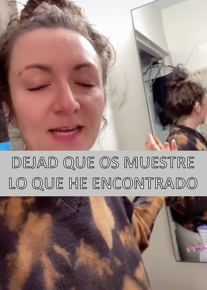Esta mujer descubrió un agujero tras el espejo del baño, decidió entrar y encontró un apartamento entero