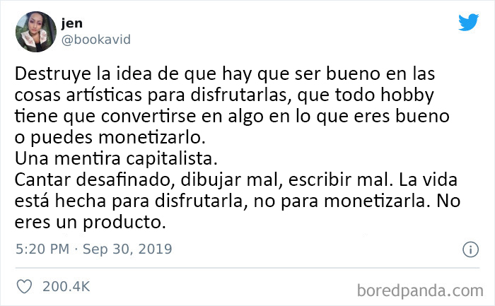 Haz lo que te hace feliz a ti