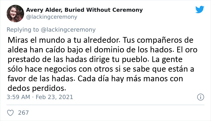 Esta persona explica 