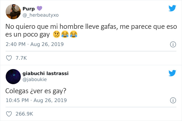 Aparentemente ver es ahora gay