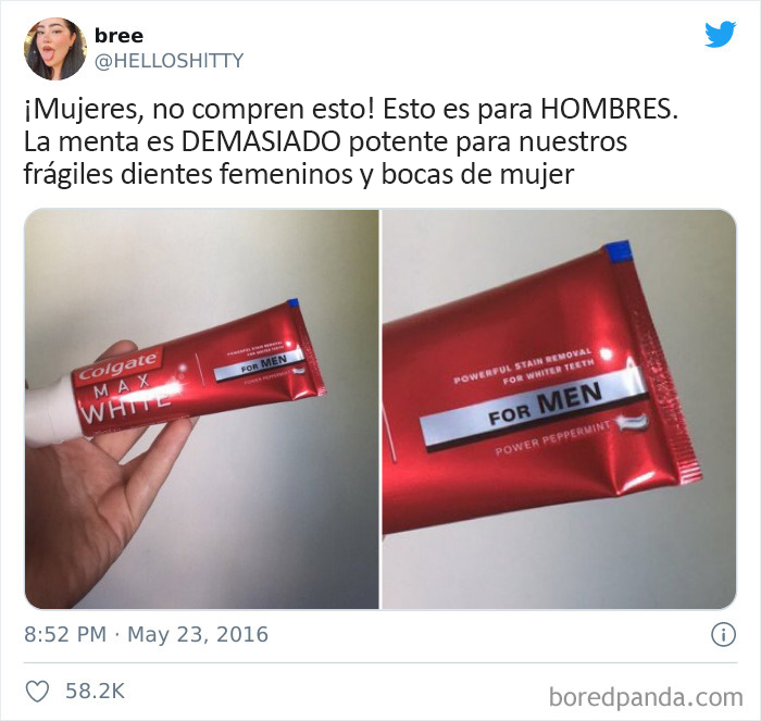 Dentífrico solo para hombres