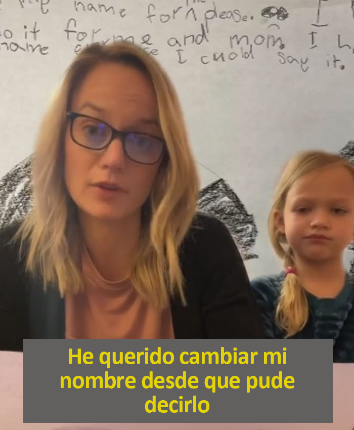 Esta niña de 5 años escribió a sus padres una persuasiva carta exigiendo que le cambiaran el nombre