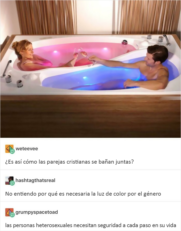 Cada lado iluminado por género sin sentido