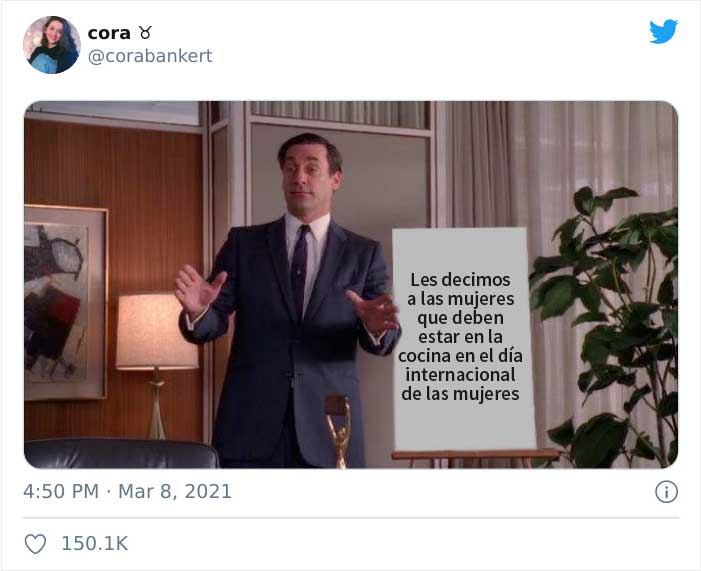 Burger King UK tuitea que "las mujeres deben estar en la cocina" en el Día Internacional de la Mujer