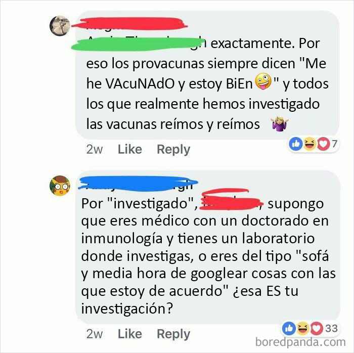 Los antivacuna nunca cambian