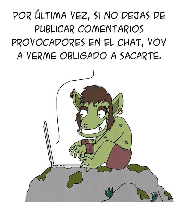 Troll haciendo lo que mejor se le da