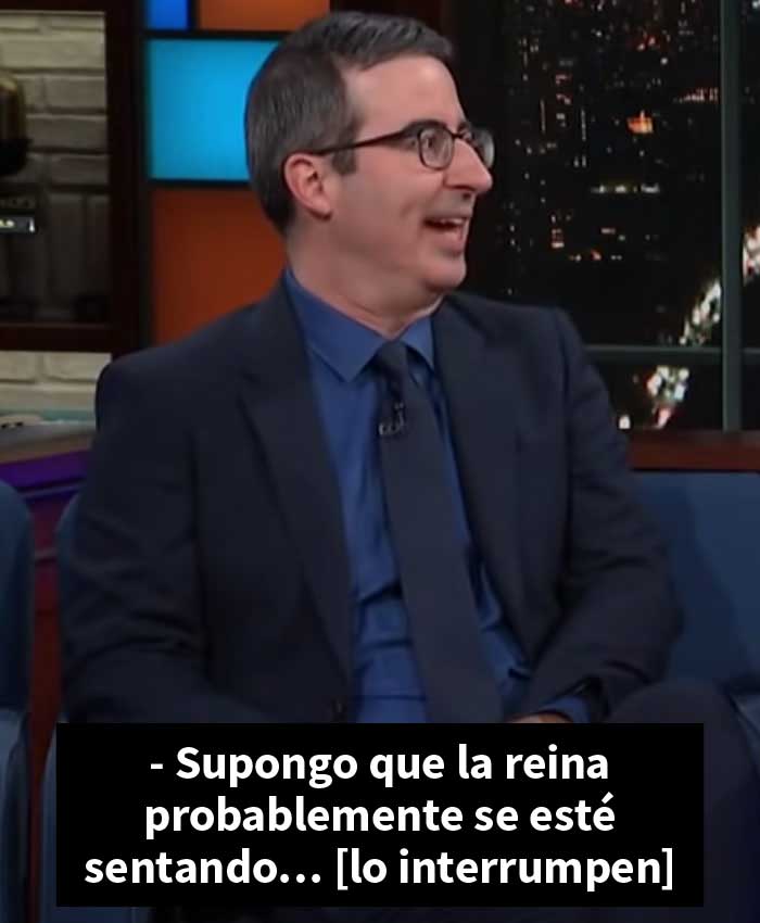 Se vuelven virales los comentarios de John Oliver en 2018 sobre la incorporación de Meghan Markle a la familia real británica, tras la entrevista con Oprah