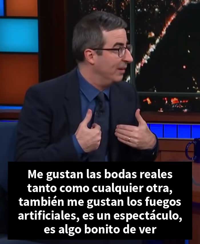 Se vuelven virales los comentarios de John Oliver en 2018 sobre la incorporación de Meghan Markle a la familia real británica, tras la entrevista con Oprah