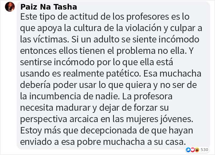 "Estás en la profesión equivocada": Una joven de 17 años es enviada a casa por su combinación de cuello alto y vestido, provocando una gran reacción