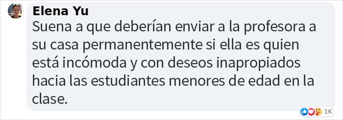 "Estás en la profesión equivocada": Una joven de 17 años es enviada a casa por su combinación de cuello alto y vestido, provocando una gran reacción