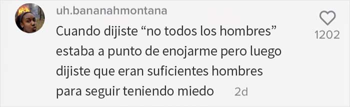 Esta mujer explica perfectamente lo de "No todos los hombres" con una elocuente analogía para que por fin lo entiendan