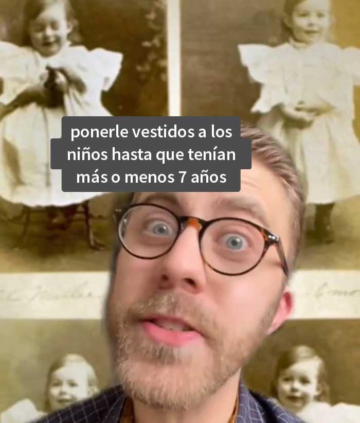 Este hombre comparte datos históricos mostrando los rápidos cambios de las normas de género al ser totalmente inventadas