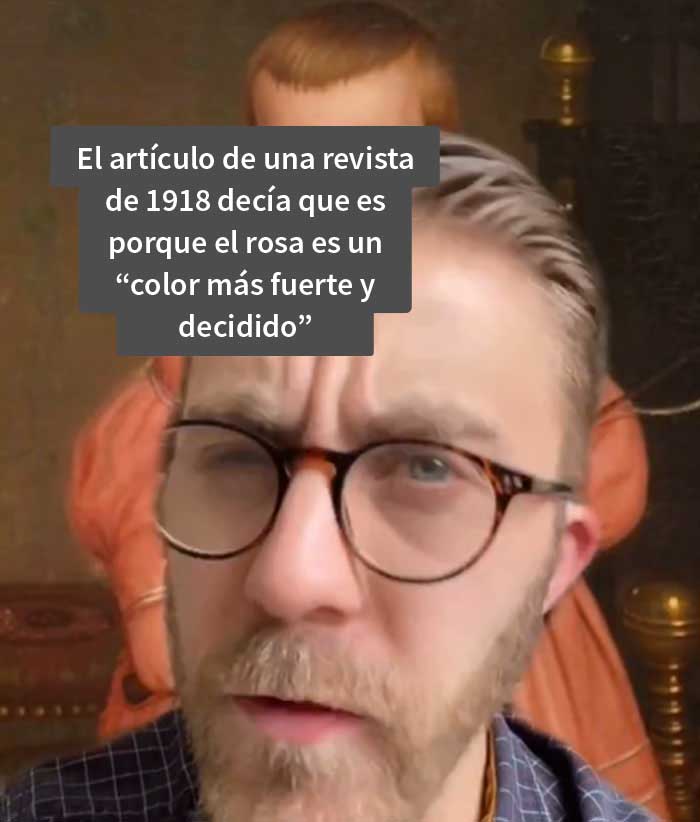Este hombre comparte datos históricos mostrando los rápidos cambios de las normas de género al ser totalmente inventadas