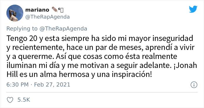 El actor Jonah Hill responde a 