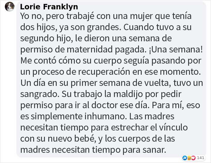 "Me vi obligada a aguantarme y volver al trabajo": una madre desconsolada comparte por qué 12 semanas de baja por maternidad no son suficientes