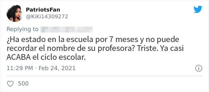 Esta madre tuiteó la conversación que tuvo con la profesora de su hijo tras una clase online que salió mal, y se vuelve viral