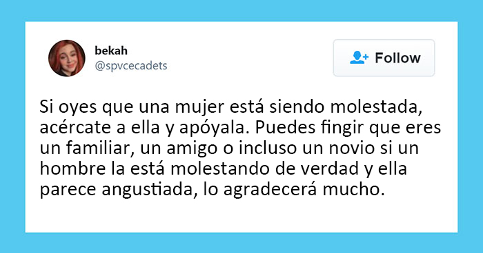 6 Sencillos consejos sobre cómo los hombres pueden ayudar a las mujeres a sentirse más seguras en público y en otras situaciones