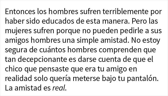 Esta mujer explica la diferencia entre cómo ven los hombres y las mujeres la amistad tras encontrar una definición humorística de 'Friendzone'