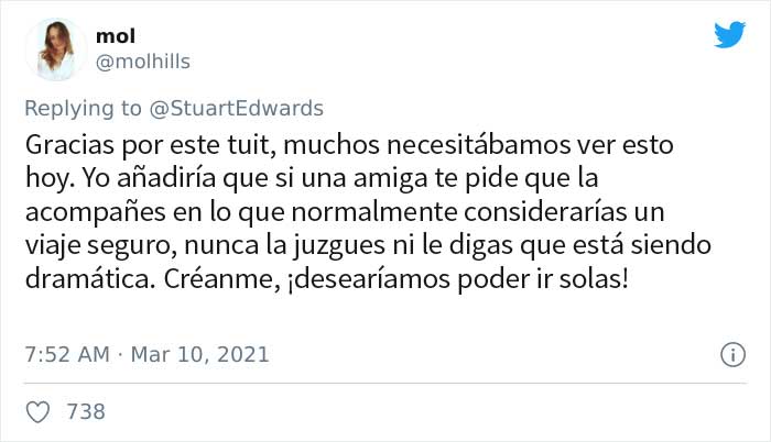 Los hombres se preguntan cómo pueden ayudar a las mujeres a sentirse más seguras tras la trágica desaparición de Sarah Everard