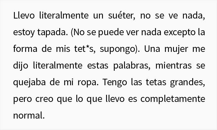 Esta mujer no lleva sostén en el trabajo a pesar de las quejas de sus compañeros, y pregunta si es idiota por ello