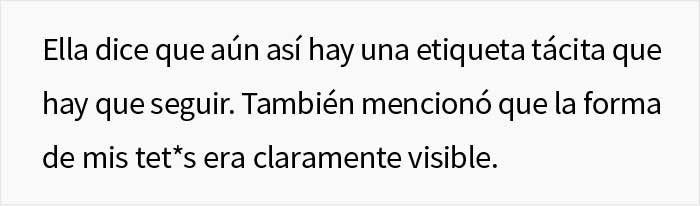 Esta mujer no lleva sostén en el trabajo a pesar de las quejas de sus compañeros, y pregunta si es idiota por ello