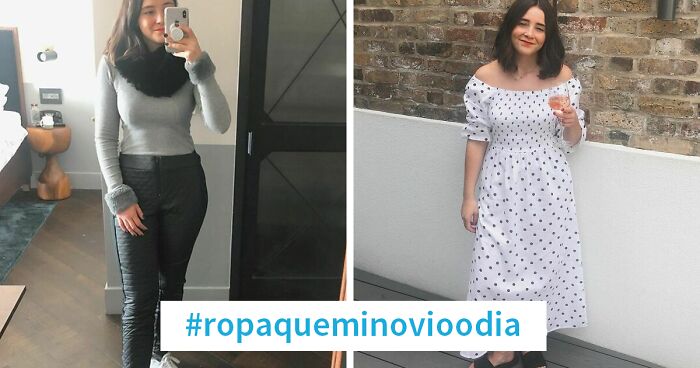 Esta mujer publica fotos de la ropa que su novio odia, añadiendo sus comentarios (31 fotos nuevas)