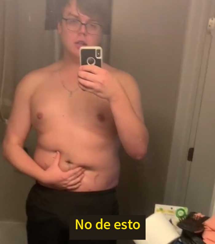 "No hay nada positivo en esto": Este chico explica cómo la gente no debería celebrar los cuerpos de "talla grande"