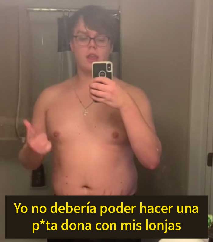 "No hay nada positivo en esto": Este chico explica cómo la gente no debería celebrar los cuerpos de "talla grande"