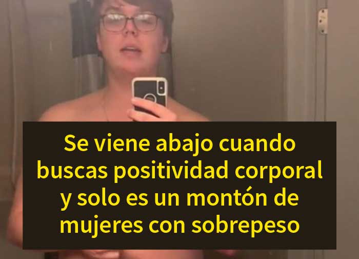 "No hay nada positivo en esto": Este chico explica cómo la gente no debería celebrar los cuerpos de "talla grande"