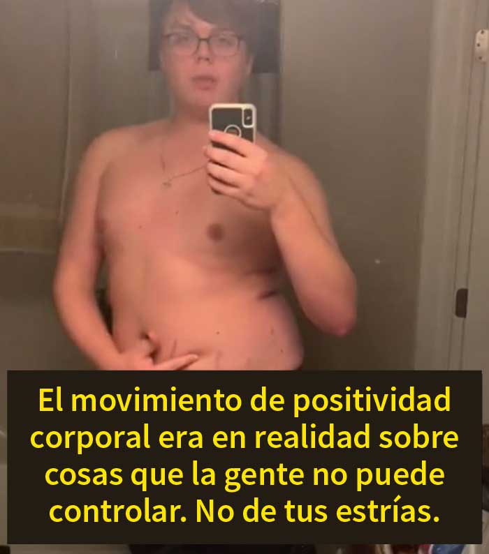 "No hay nada positivo en esto": Este chico explica cómo la gente no debería celebrar los cuerpos de "talla grande"