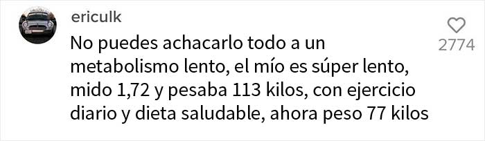 "No hay nada positivo en esto": Este chico explica cómo la gente no debería celebrar los cuerpos de "talla grande"