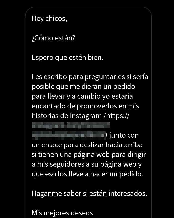 En este restaurante enseñaron una lección a un influencer que quería pagar la comida con "visibilidad"