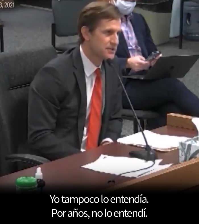"Tenía un hijo que no sonreía": Un padre cristiano explica cómo aprendió a aceptar a su hija trans en un discurso desgarrador