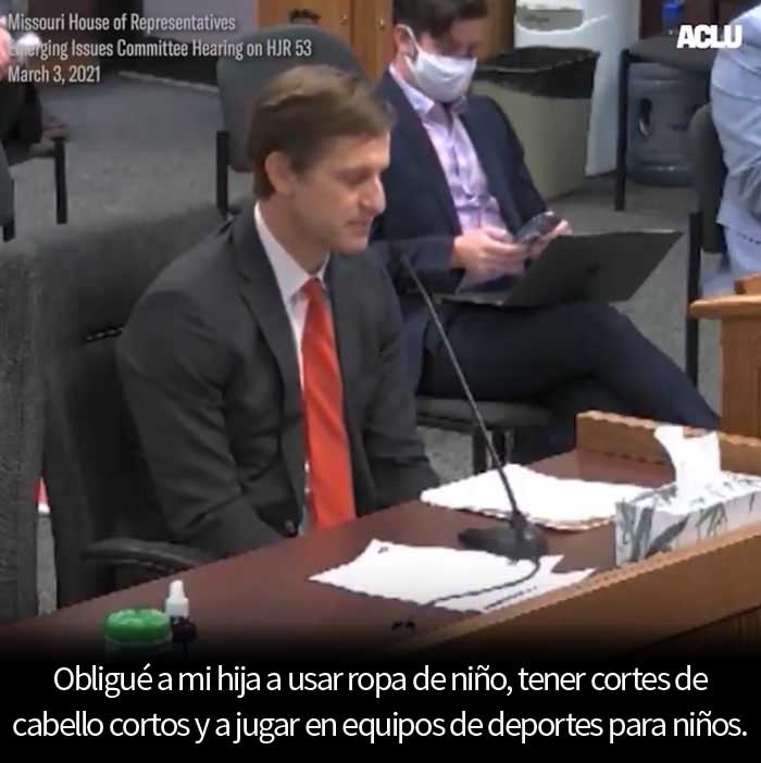 "Tenía un hijo que no sonreía": Un padre cristiano explica cómo aprendió a aceptar a su hija trans en un discurso desgarrador