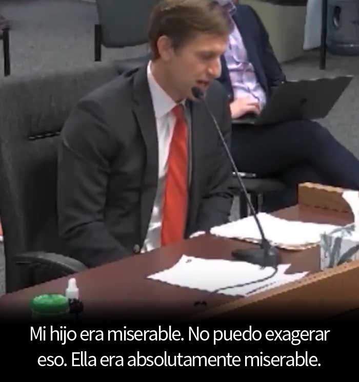 "Tenía un hijo que no sonreía": Un padre cristiano explica cómo aprendió a aceptar a su hija trans en un discurso desgarrador