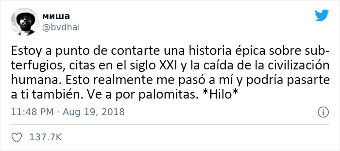 Este tipo compartió la historia viral de su cita de Tinder que salió mal porque la misma mujer engañó a decenas de hombres