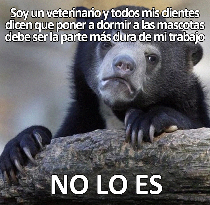 Este veterinario comparte las cosas más emocionalmente agotadoras en su trabajo, peor que sacrificar a los animales